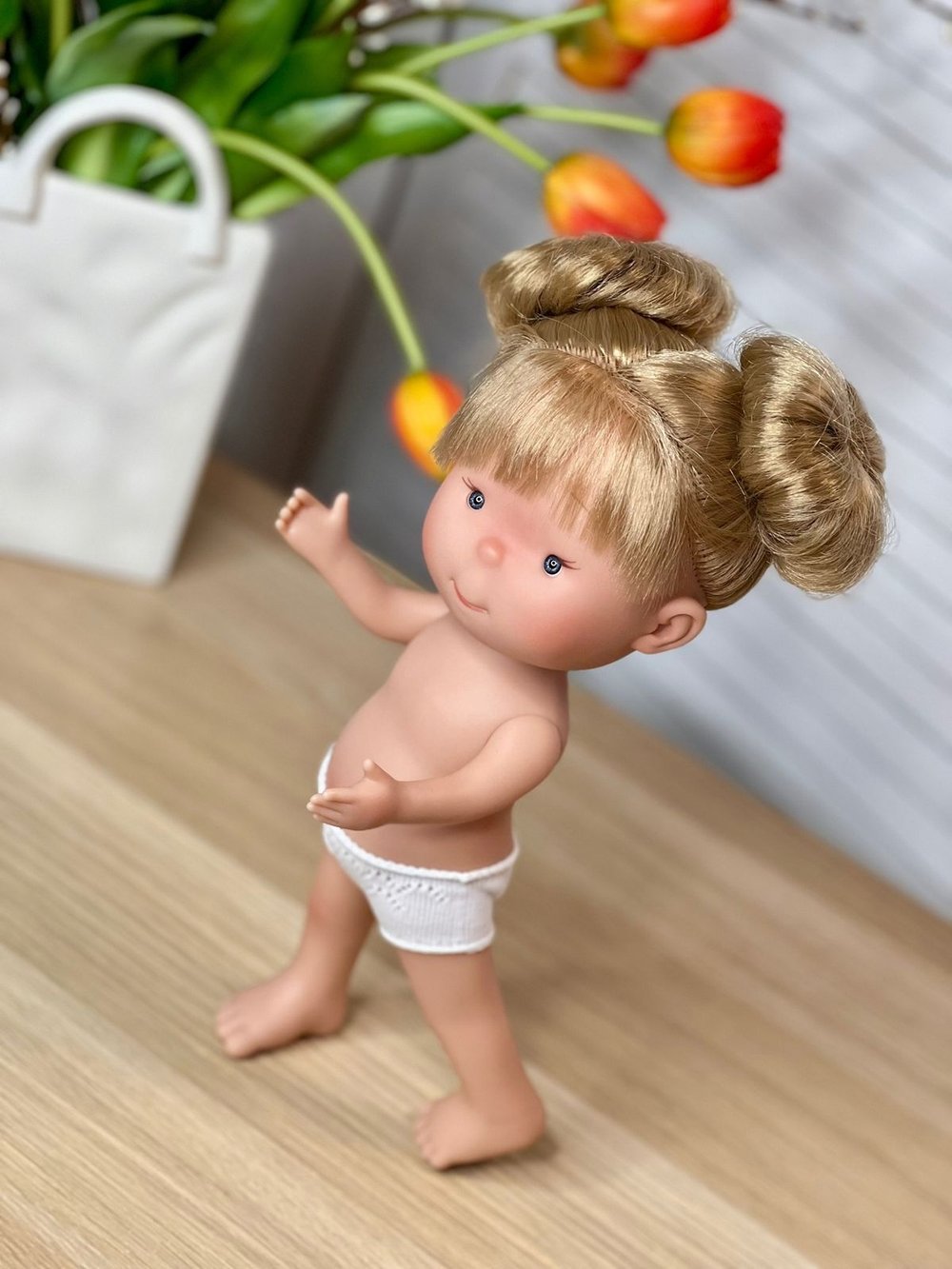 Кукла для девочки виниловая 30см Пиппа без одежды (2899W1)