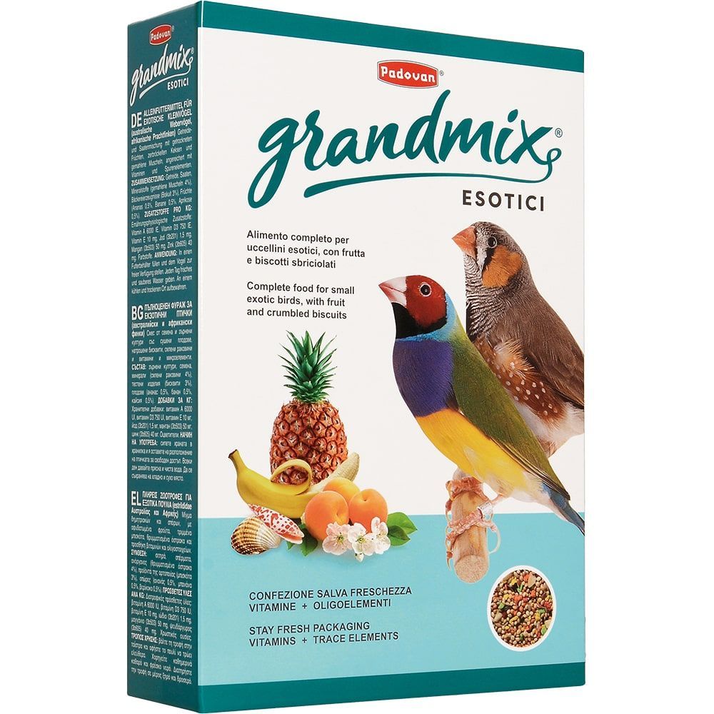 Padovan GRANDMIX Esotici комплексный корм для экзотических птиц 1кг Padovan GRANDMIX Esotici комплексный корм для экзотических птиц 1кг