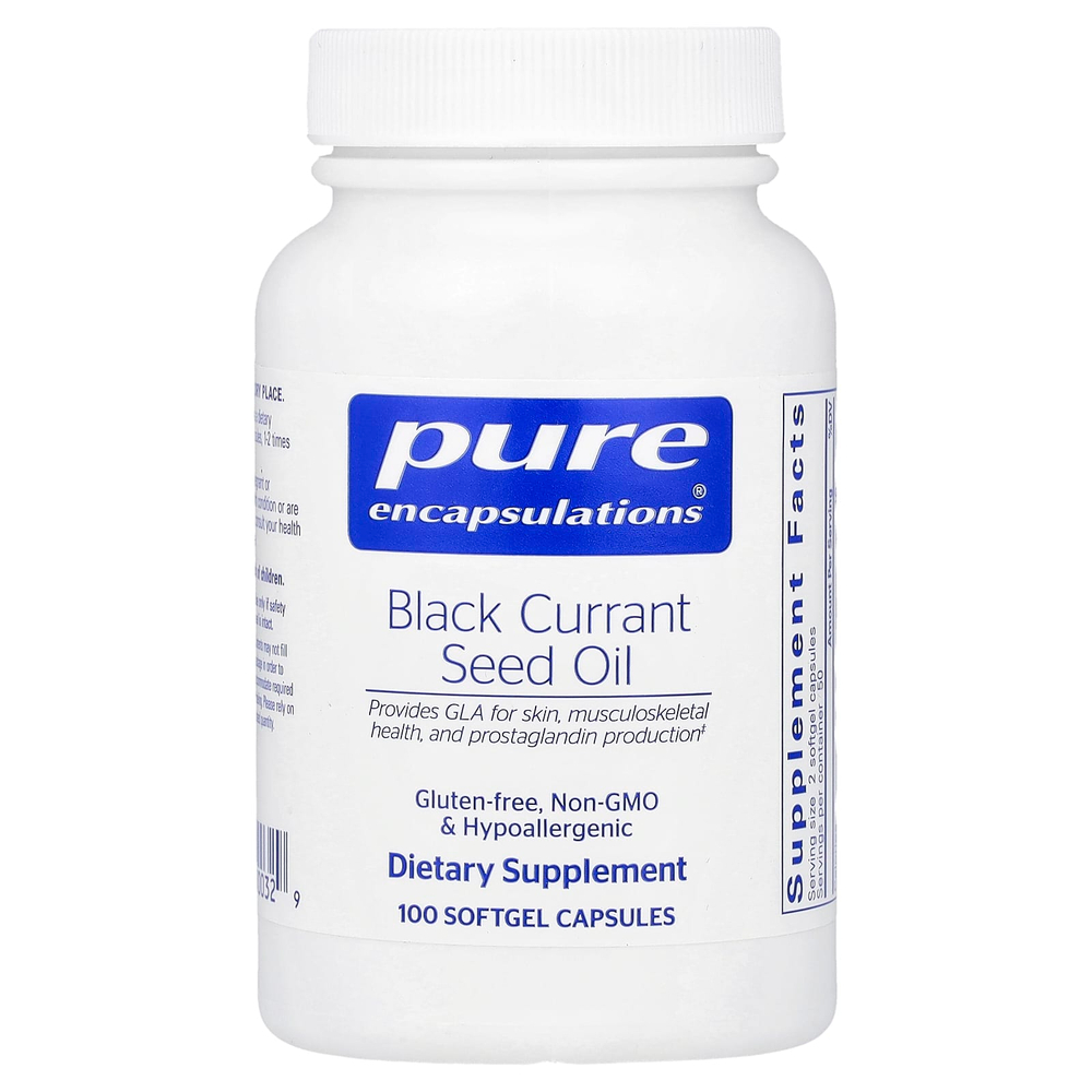 Pure Encapsulations, Black Currant Seed Oil, 100 Softgel Capsules