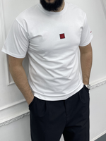 Футболка Hugo Boss #82150 (бел.)