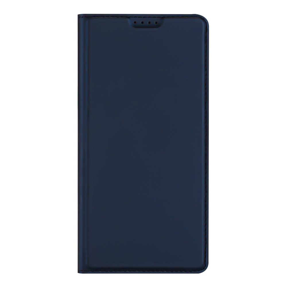 Чехол книжка из кожи синего цвета от Dux Ducis для Xiaomi 15T Pro, серия Skin Pro Series