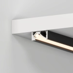 Профиль SL-BEVEL-W21-2000 ANOD BLACK (Arlight, Алюминий)