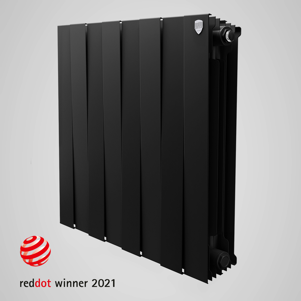 Биметаллический радиатор Royal Thermo Piano Forte 500 Noir Sable (14 секции)