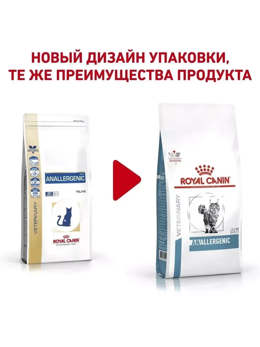 ROYAL CANIN ANALLERGENIC (Роял Канин Аналерджик) сухой корм для взрослых кошек 2 кг.