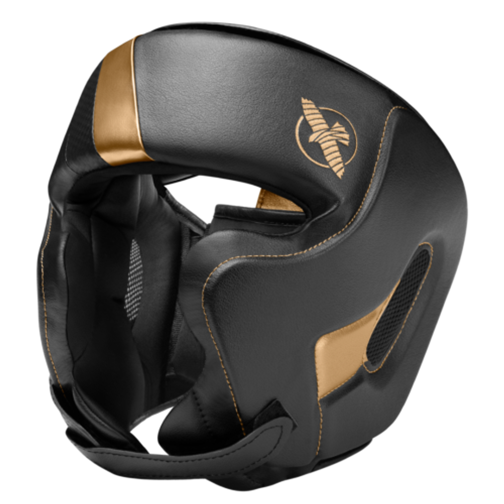 Шлем HAYABUSA T3 мексиканского стиля черно-золотой