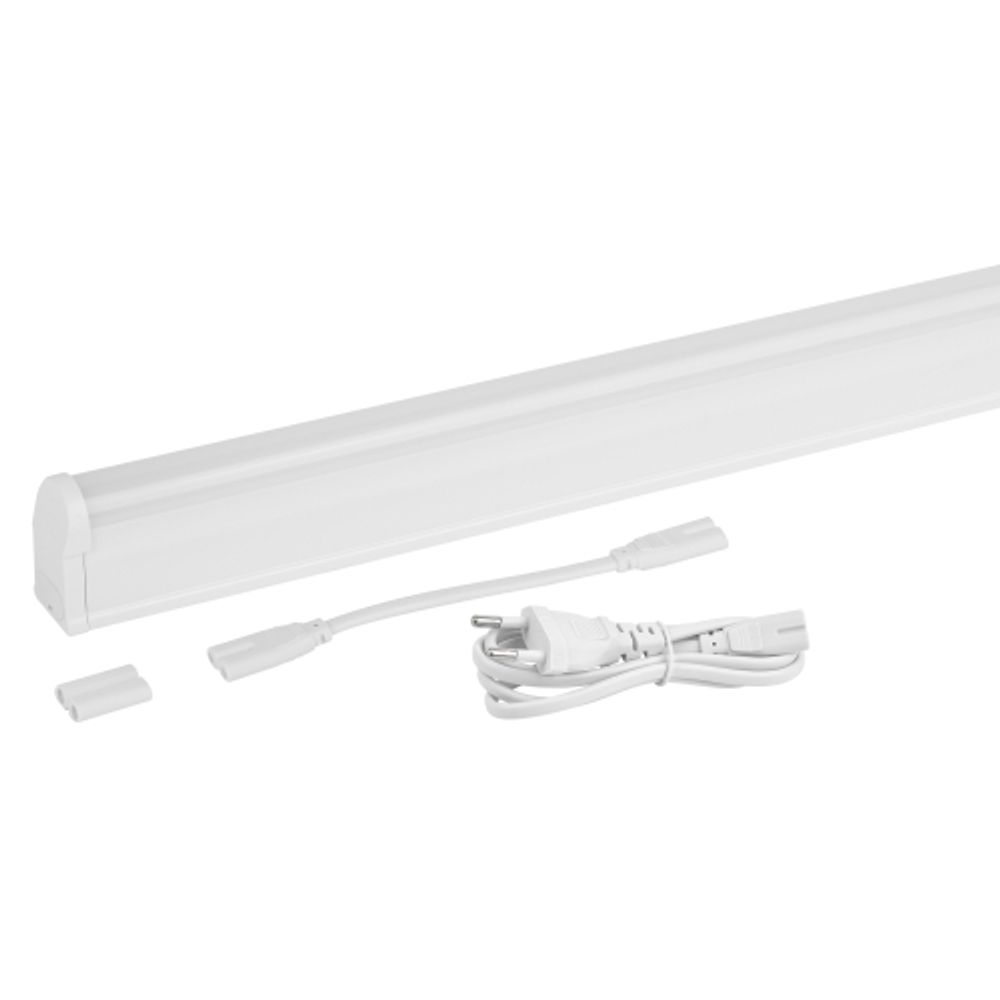 Линейный светодиодный светильник ЭРА LLED-01-16W-4000-W 16Вт 4000K L1174мм с выключателем | Бытовые светодиодные линейные светильники