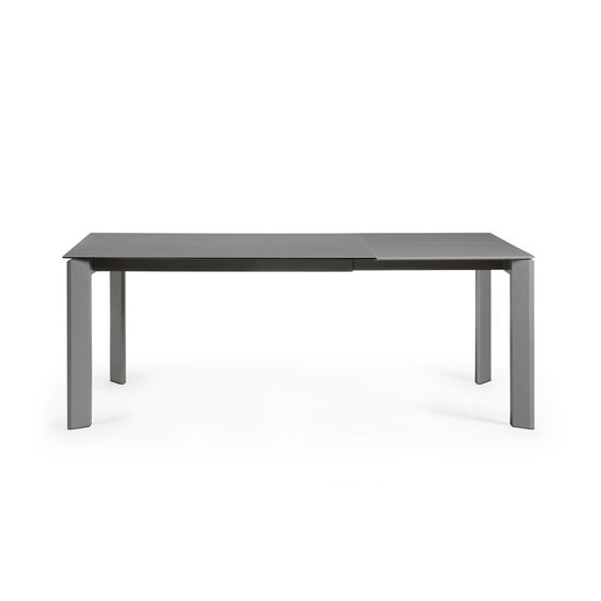 Стол Atta 140 (200) x90 антрацит керамика Испания