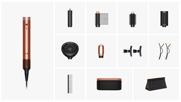Фен-стайлер Dyson Airwrap HS09 Co-anda 2x 2026 Diffuse for Curly, Amber Silk