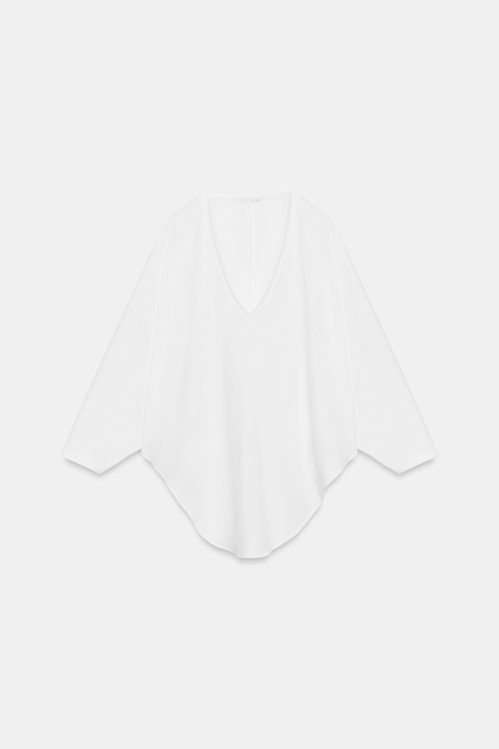 ФУТБОЛКА-НАКИДКА ИЗ ХЛОПКА SUPIMA® — ZARA