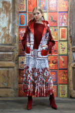 Юбка "Эссе (бархат). Масленица"