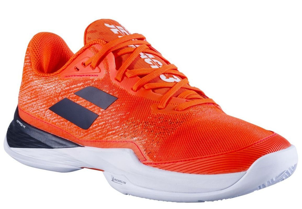 Мужские кроссовки теннисные Babolat Jet Mach 3 Clay - strike red/white