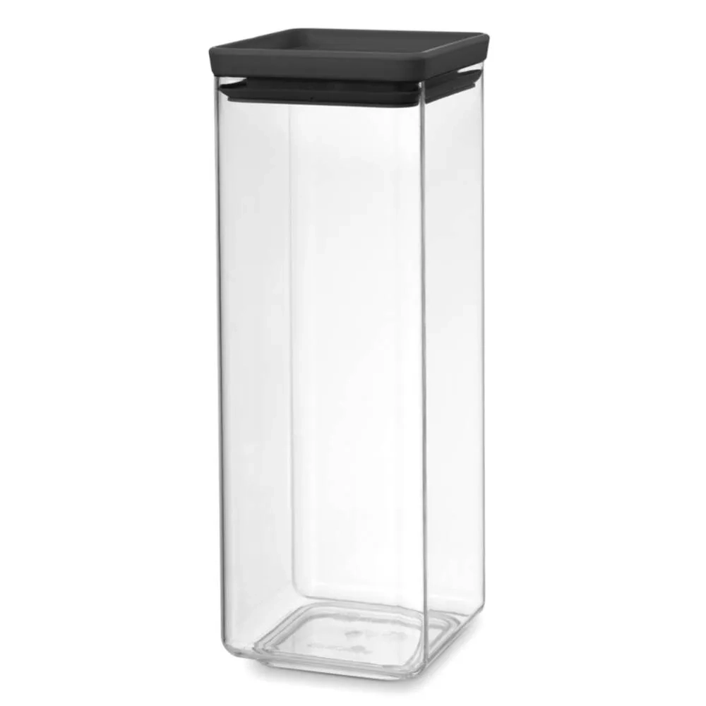 Brabantia Контейнер квадратный 2,5л, серый 122408