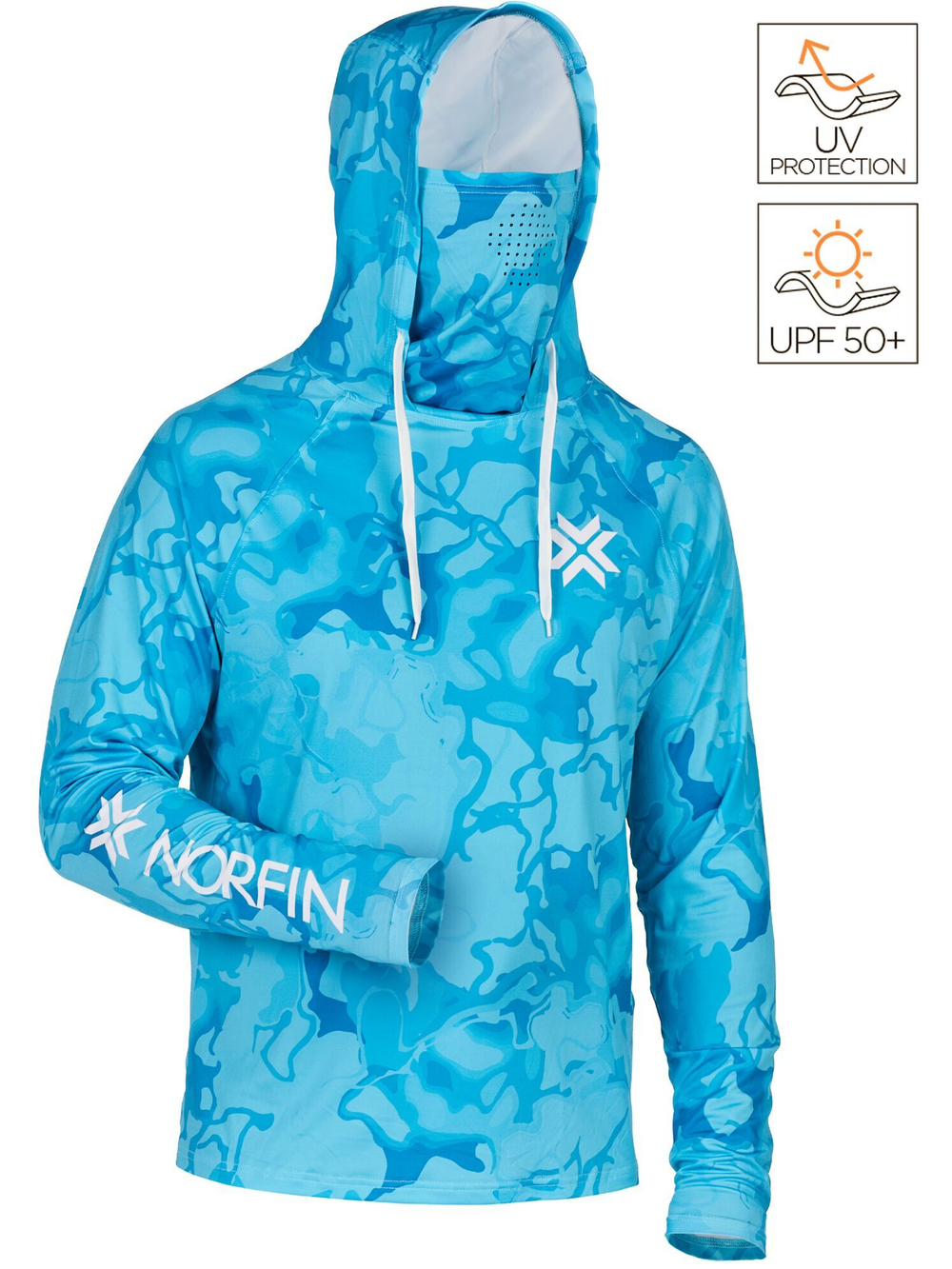 Джемпер Norfin SUN PRO HALIBUT HOODIE 04 р.XL