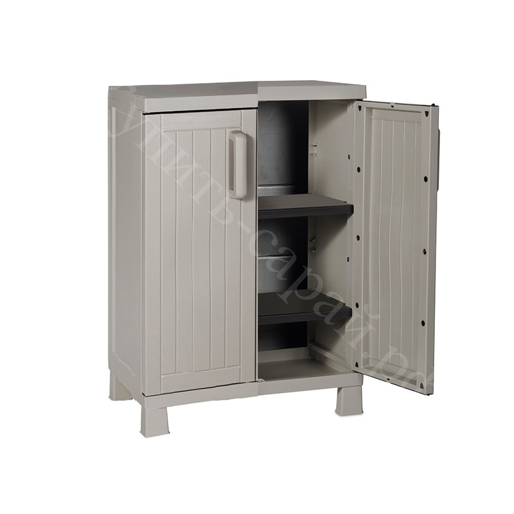 Уличная пластиковая тумба Toomax Wood Cabinet