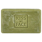 Kiss My Face, Кусковое мыло с оливковым маслом, оливковое и лавандовое, 230 г (8 унций)