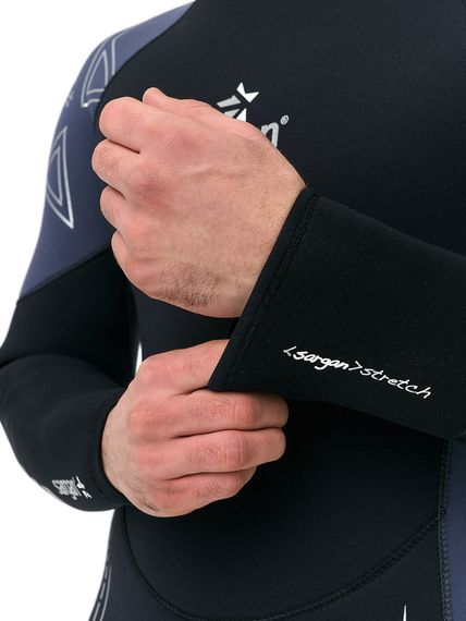 Гидрокостюм Sargan Nero 2.0 Long men 3 мм черно-серый