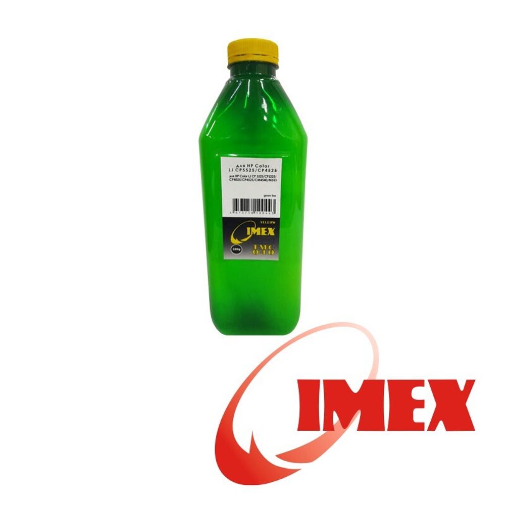 Тонер IMEX тип TMC040 для HP Color LJ CP 5525/5225/4025/4525/CM4540/M551 (320г, Polyester) желтый Тонер IMEX тип TMC040 для HP Color LJ CP 5525/5225/4025/4525/CM4540/M551 (320г, Polyester) желтый