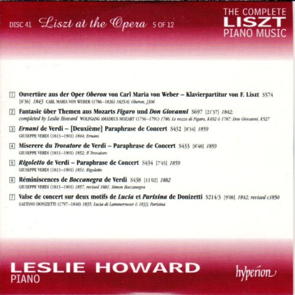 Leslie Howard / Liszt: The Complete Piano Music (99CD)
