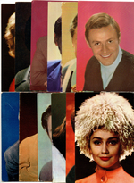 №71 Открытки Артисты и актёры СССР 1970–1980-е г. 25 штук. Цветные, чистые, без повторов