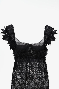 ZARA X JOHN GALLIANO ПЛАТЬЕ МИДИ С КОРОТКИМИ РУКАВАМИ, ЧЕРНЫЙ