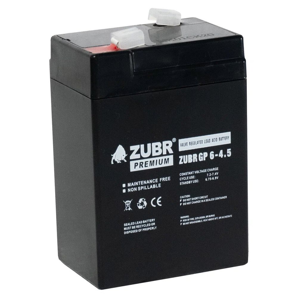 Аккумулятор ZUBR GP6-12 ( 12Ач / 6В ) AGM