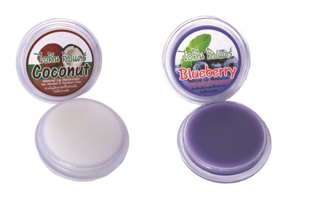 Бальзам для губ Ilene Кокос 10 гр + Голубика 10 гр
