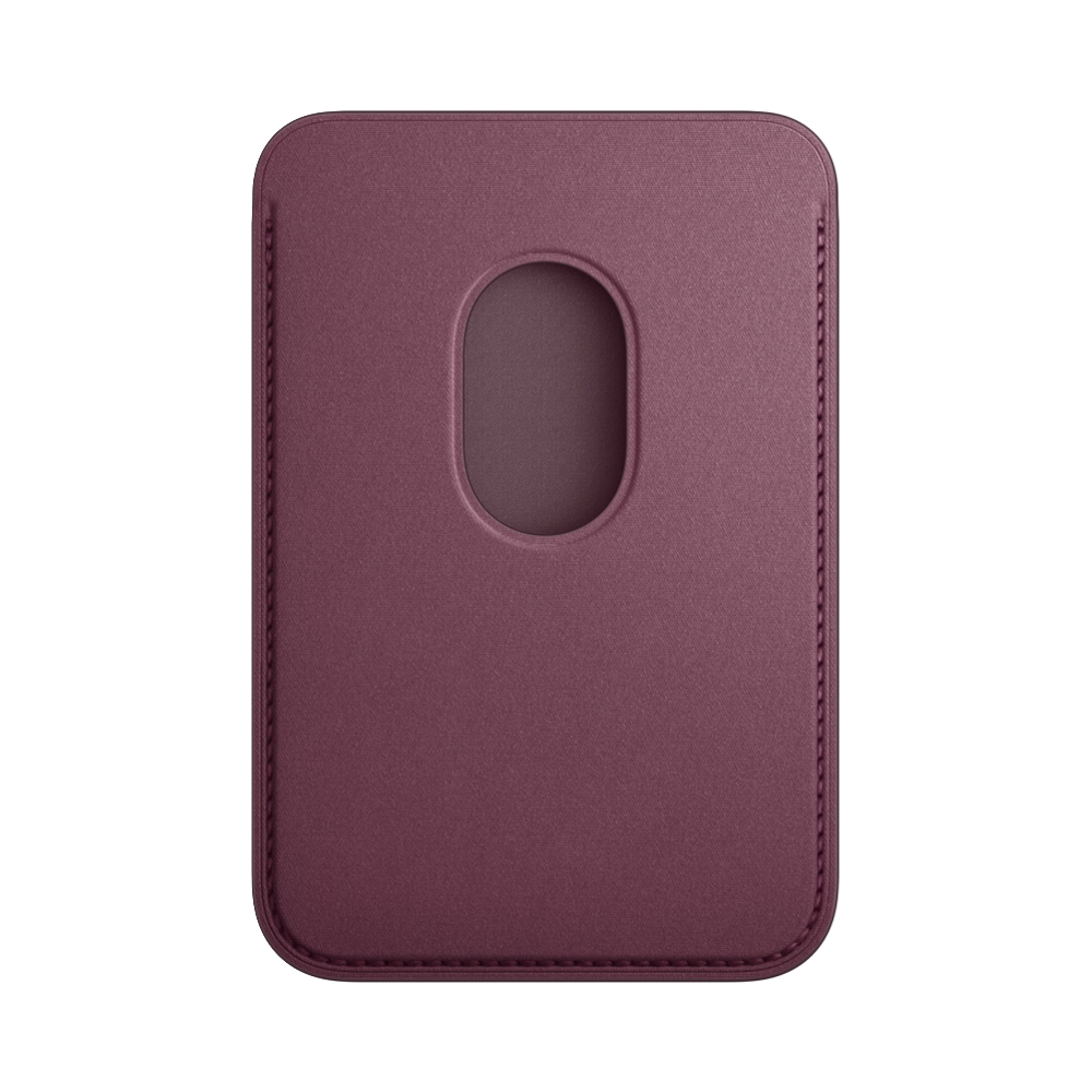 Тканевый чехол-бумажник с поддержкой MagSafe Apple FineWoven Wallet (2023), Mulberry (Красная шелковица)