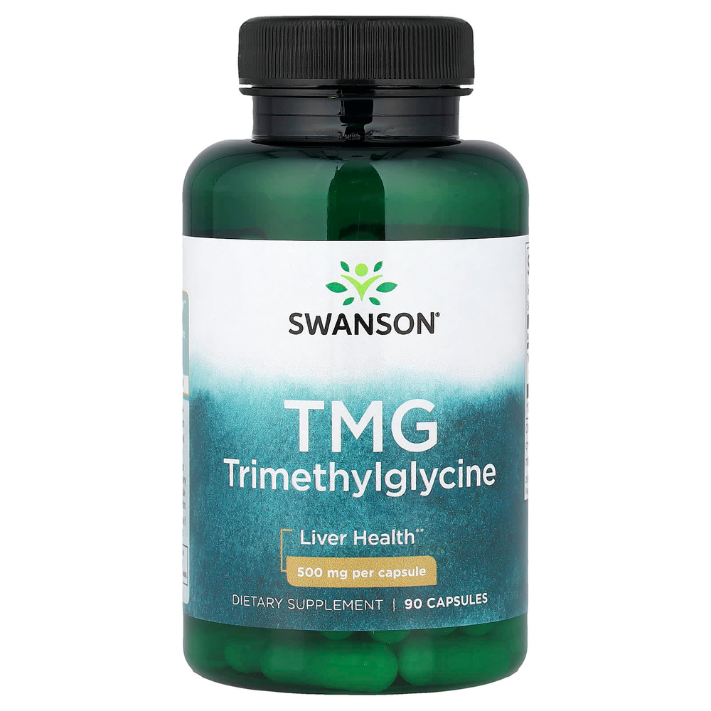 Swanson Vitamins, TMG, 500 мг, 90 капсул