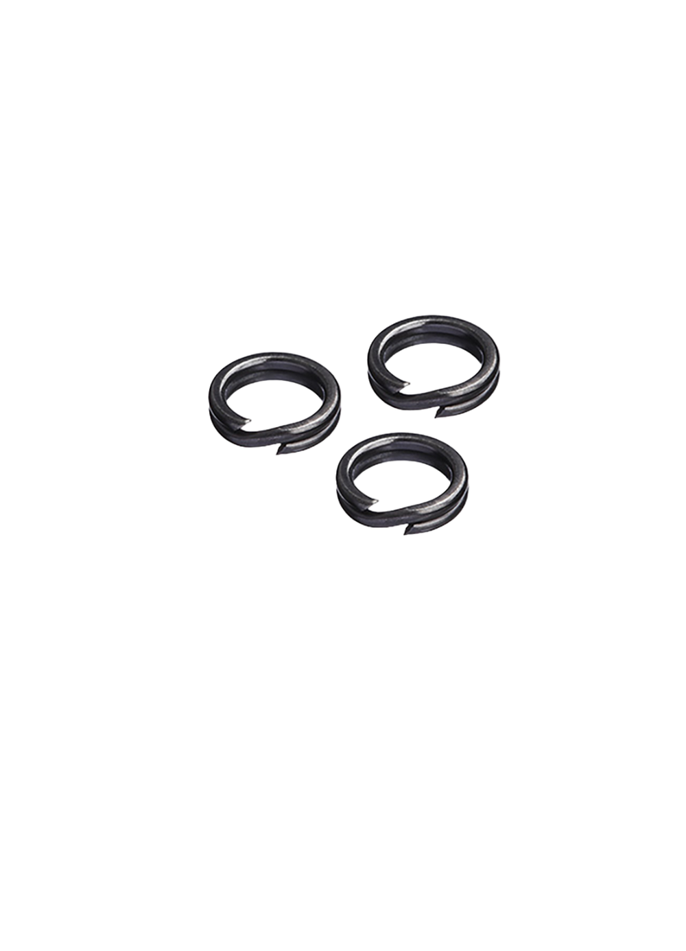 Заводное кольцо Fish Crystal  MAT BLACK SPLIT RING 6009 №7 ( 5 упаковок )