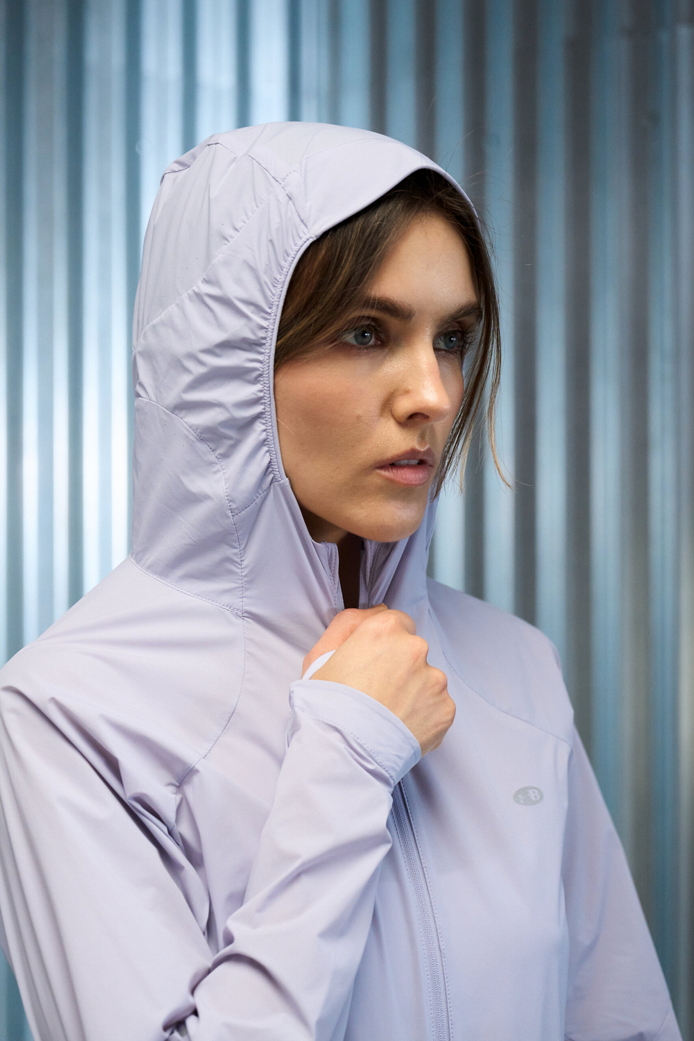 Куртка Nothomme Blue Hooded Sun-Protective Clothing "Light Purple" Women's