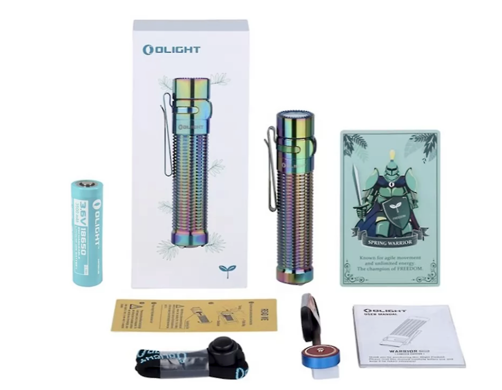Фонарь Olight Warrior Mini Ti Titanium Spring