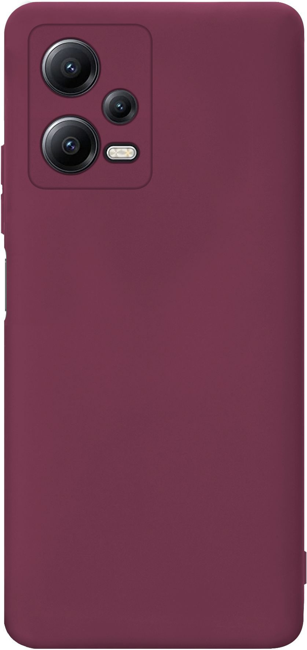 Мягкий Soft Touch чехол из силикона для XIAOMI REDMI NOTE 12 5G / POCO X5 (не PRO!) с бархатной подкладкой