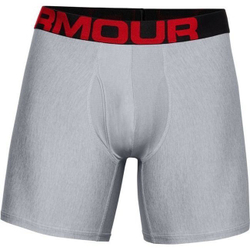Мужские спортивные боксеры Under Armour Tech 6in 2 Pack - gray