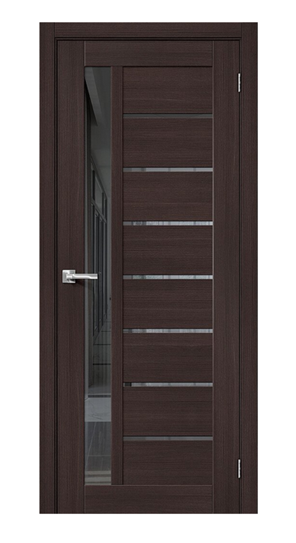 Комплект Браво-27 Wenge Melinga / Mirox Grey 2000*600мм