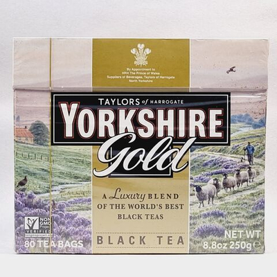 TAYLORS Чай черный Yorkshire Gold, 80 пакетиков (из Финляндии)