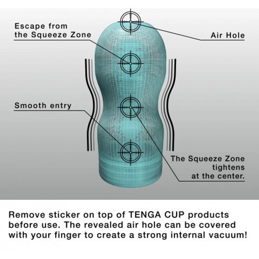 TENGA Мастурбатор Vacuum CUP - EXTRA COOL Edition