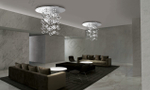 Ceiling design lamp Ether by Leucos D80