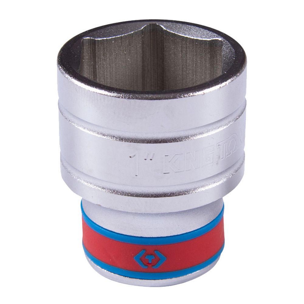 KING TONY (433532S) Головка торцевая стандартная шестигранная 1/2", дюймовая 1"