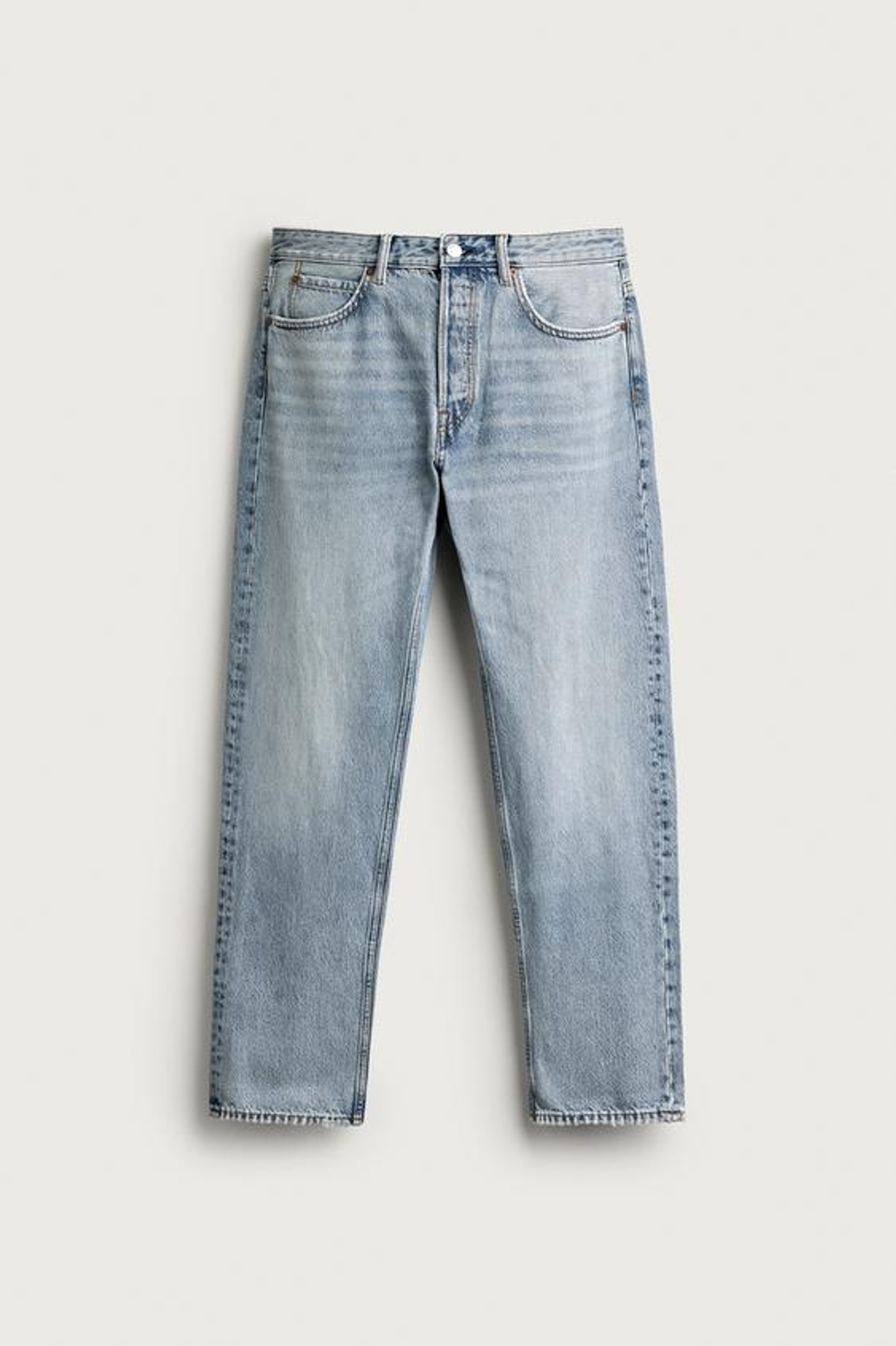 ZARA ДЖИНСЫ REGULAR FIT, СИНИЙ