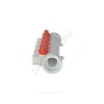 Коллектор PP-R белый Дн 40х20 на 3 выхода с кранами VALFEX 101134003