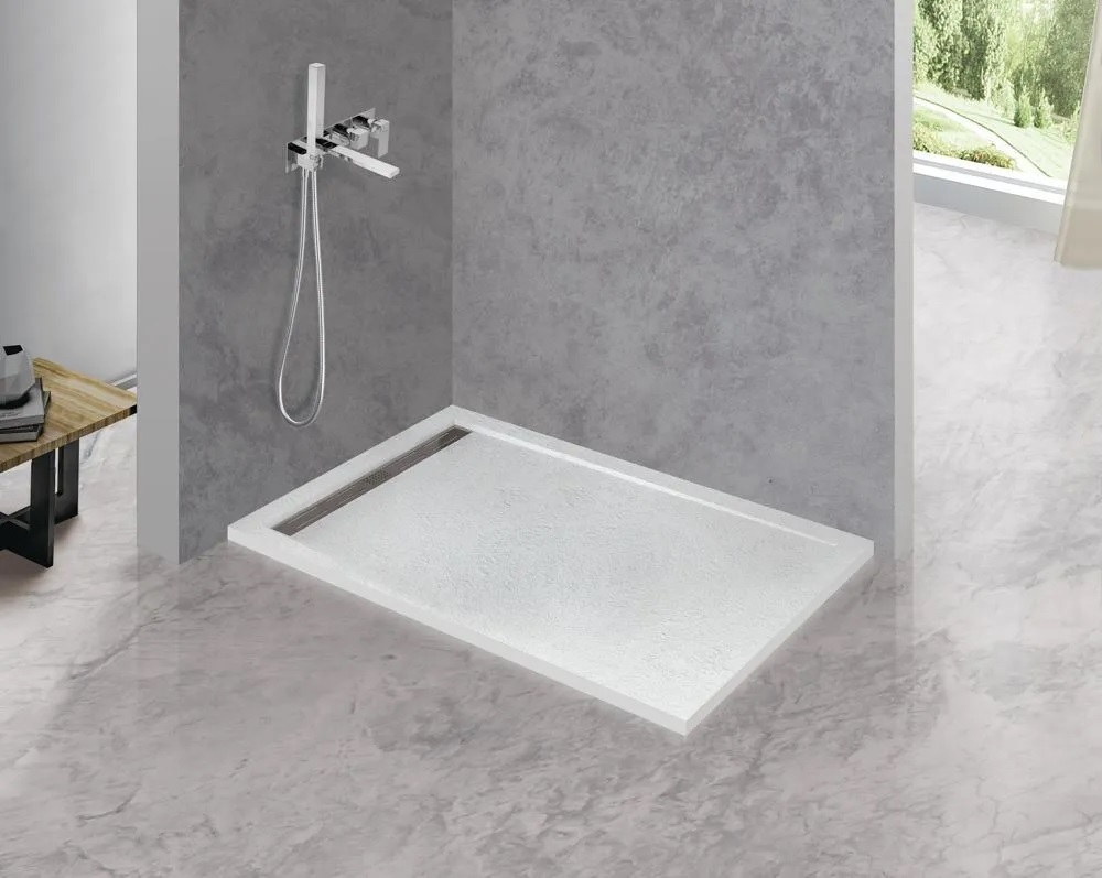 Поддон из искусственного мрамора 90х80 TRAY-AS-AH-90/80-30-W без сифона