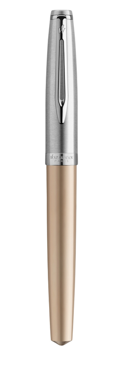 Ручка роллер Waterman  Embleme цвет GOLD CT, цвет чернил: черный