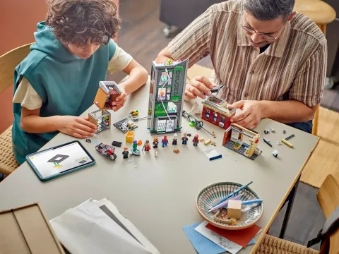 Конструктор LEGO Marvel 76324 Человек-паук против Oscorp