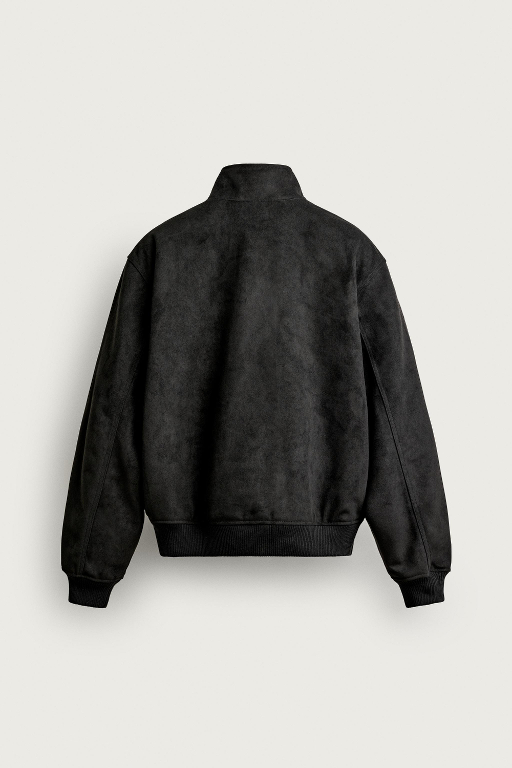 КУРТКА КЛАССИЧЕСКОГО КРОЯ ИЗ ИСКУССТВЕННОЙ ЗАМШИ — ZARA