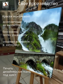 Картина на стену "Каменные врата" 50х70см 1шт.