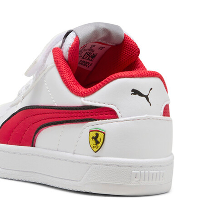 PUMA X SCUDERIA FERRARI ДЕТСКИЕ КРОССОВКИ CAVEN 2.0, БЕЛЫЙ
