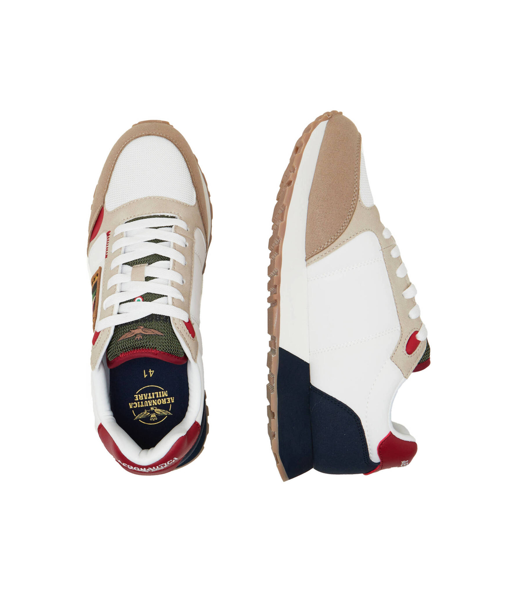 Кроссовки Aeronautica Militare - бежевый(SC275CT3331)