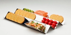 Alessi V Tray стальной сервировочный поднос 45 см EAN 8003299345960