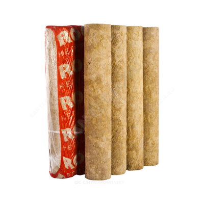 Цилиндр навивной минеральная вата ROCKWOOL 150 без покрытия 25/28 L=1м ROCKWOOL 135336