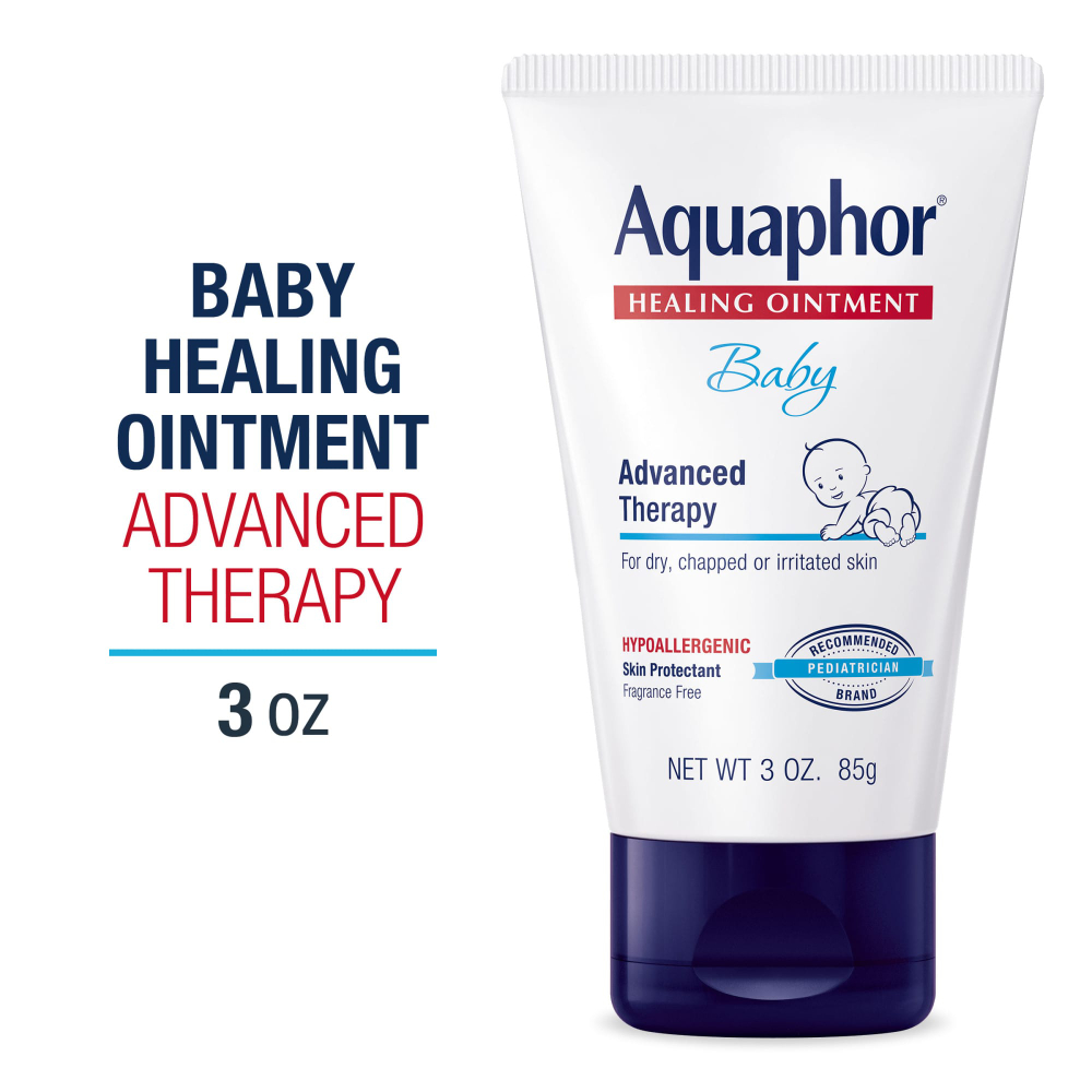 Aquaphor, заживляющая мазь для детей, без отдушки, 85 г (3 унции)